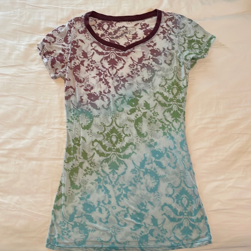 Edge Multicolor sheer tshirt